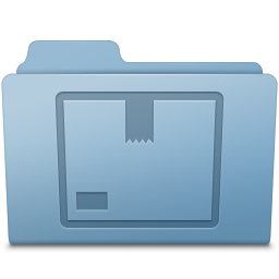 Stock Folder Blue Icon 256x256 png
